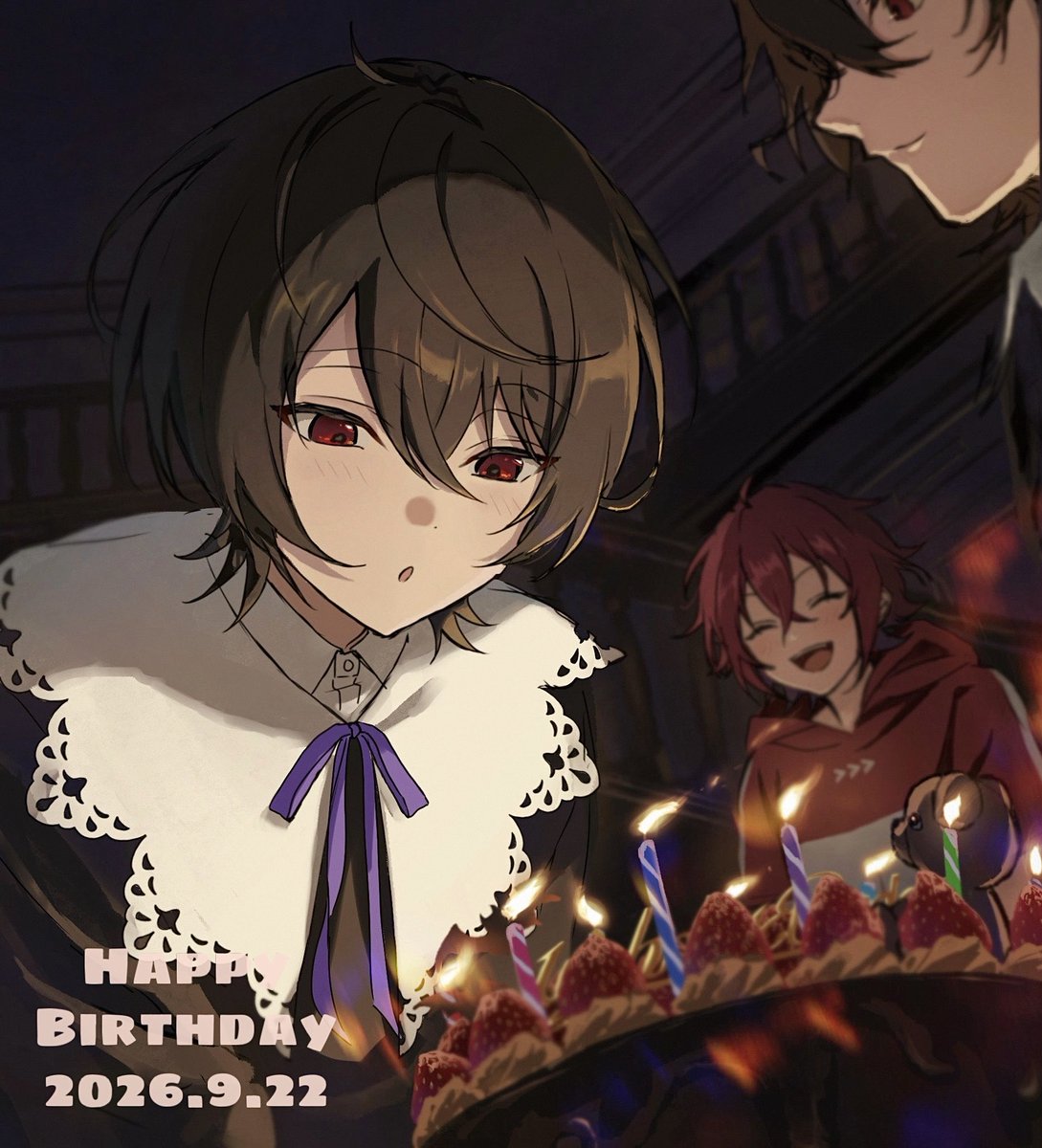 shokupan_119's tweet photo. 🎂🎉
#朔間凛月誕生祭2026 https://t.co/cRQJD0mPgz