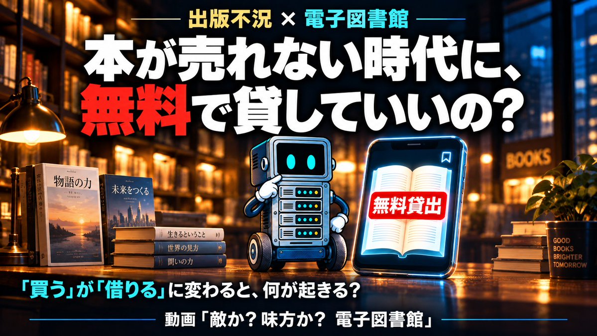 nikov1973's tweet photo. @VZlHaHj18EPuhct たしかにおっしゃる通り。お金を払うかどうか以前に「読む習慣」や「本を手に取るきかっけ」がないと市場が消滅してしまいますね。 https://t.co/NUApRJTeJl
