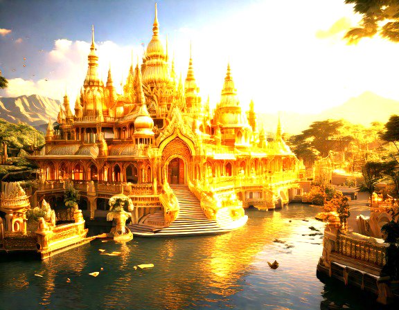 sanrotasu0216's tweet photo. Thai palace　#AI #PS #Adobe https://t.co/2w5qYWRtNt
