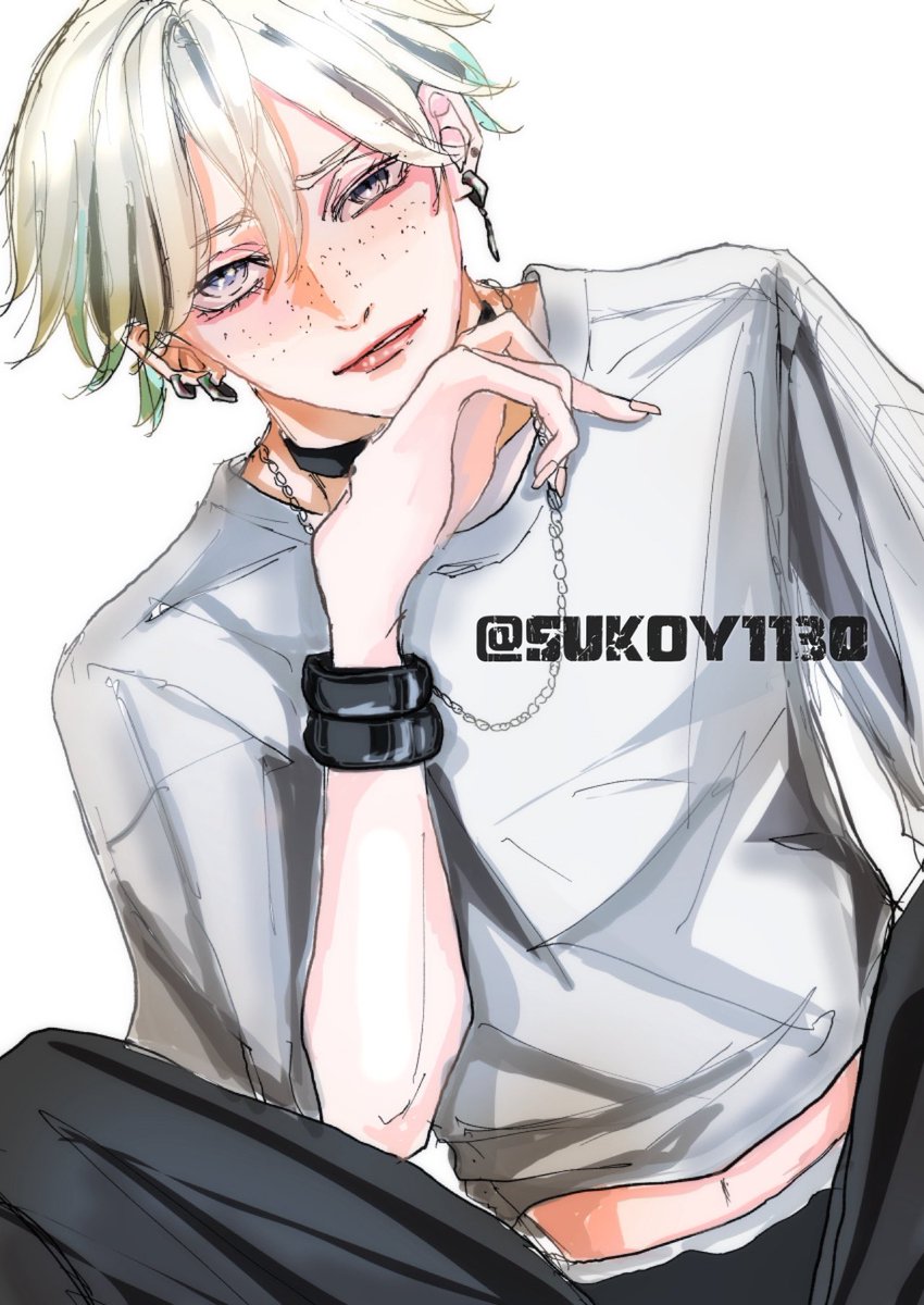Sukoy1130's tweet photo. #シルバーウィークだし銀髪の絵を貼ろう 
銀髪と言い張る！
シルバーウィークなのでタグやりたかった… https://t.co/NlVactPz9F