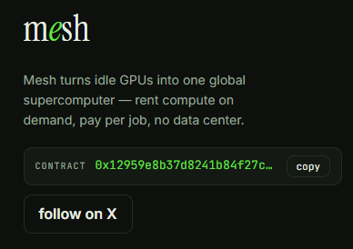meshrh_top's tweet photo. The website contract has been updated https://t.co/vh9DOcTJCw