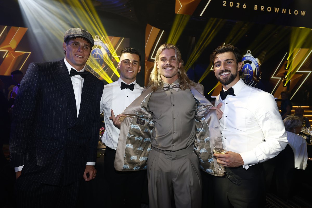 AFL's tweet photo. Fashionably late, Baz 😅 https://t.co/smq3HGQFWc