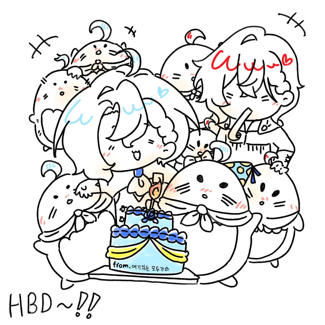 seduckjoong's tweet photo. @gimseno313 너무 늦었네요 생일축하 드려요~! 남은시간이라도 행복하게 즐기길! 못그렸지만 이거라도 받으세요..! https://t.co/pt1RXvx7sy