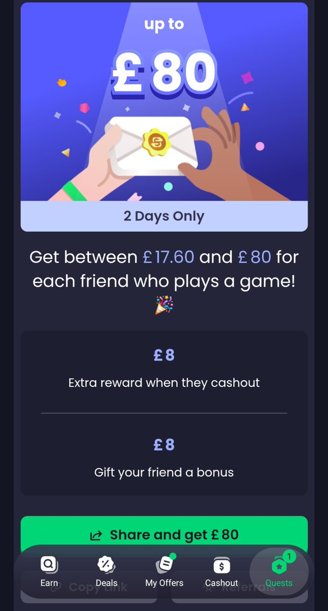 web3smoosh's tweet photo. Its real simple:

Sign up to @freecashcom on my ref link (see comments)

Choose an offer and download the game from app/play stores 

Begin playing 

Post proof on the comments and I'll hook you up 👇 https://t.co/dBIJimoU21