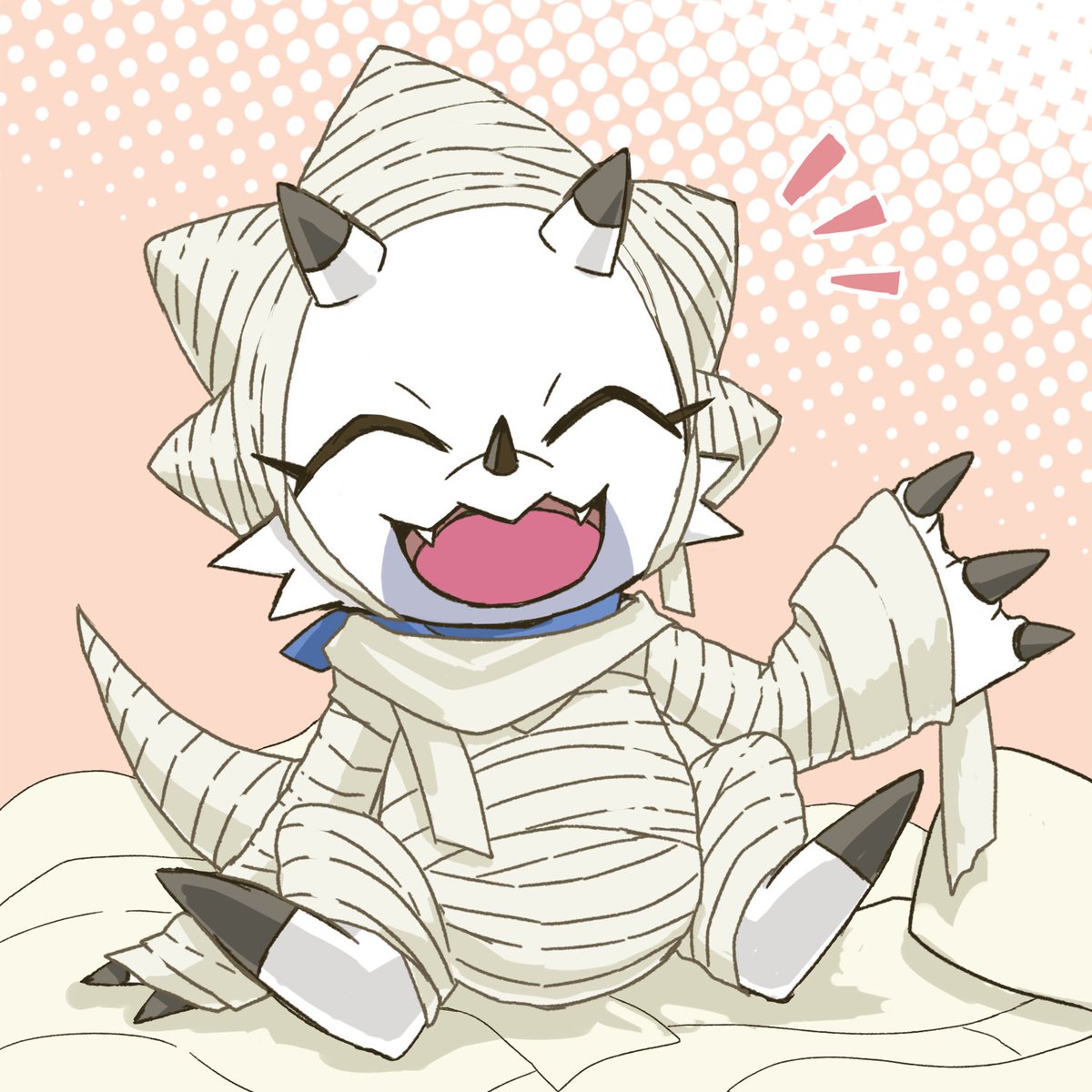 asaridaton's tweet photo. ぐるぐるガンマモン https://t.co/X8zpIGli32