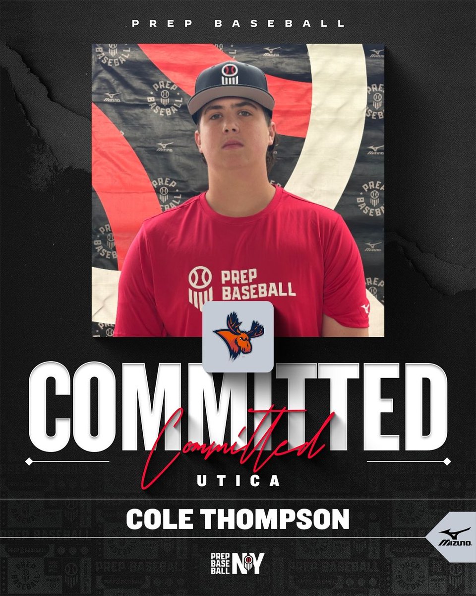 PrepBaseballNY's tweet photo. 💥 Commitment Watch 💥 

2027 1B Cole Thompson (Locust Valley) has committed to Utica.

#congrats #collegecommitment 

✅ 2026 NY Senior Games

Profile ⤵️ 
https://t.co/oiuGVyNufT https://t.co/AuyKobrgUE