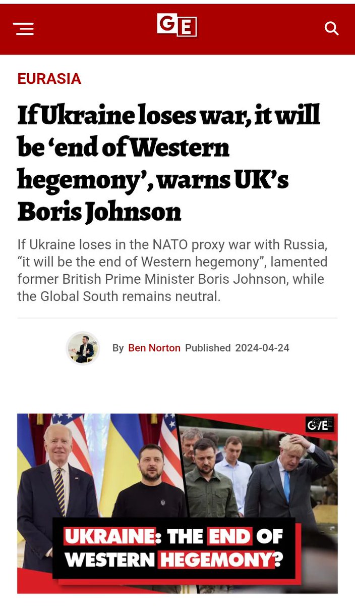 PaulStillgoing's tweet photo. Soros jnr confirmed that the Ukraine was of great "Geopolitical importance" 
(To the Terrorist Global Cartel !).

Johnson, like Starmer, works for the Rothschild-khazarian Mafia, and Blackrock.

Ukraine is pivotal to the success of their long-planned Global Takeover and One-World Dictatorship.