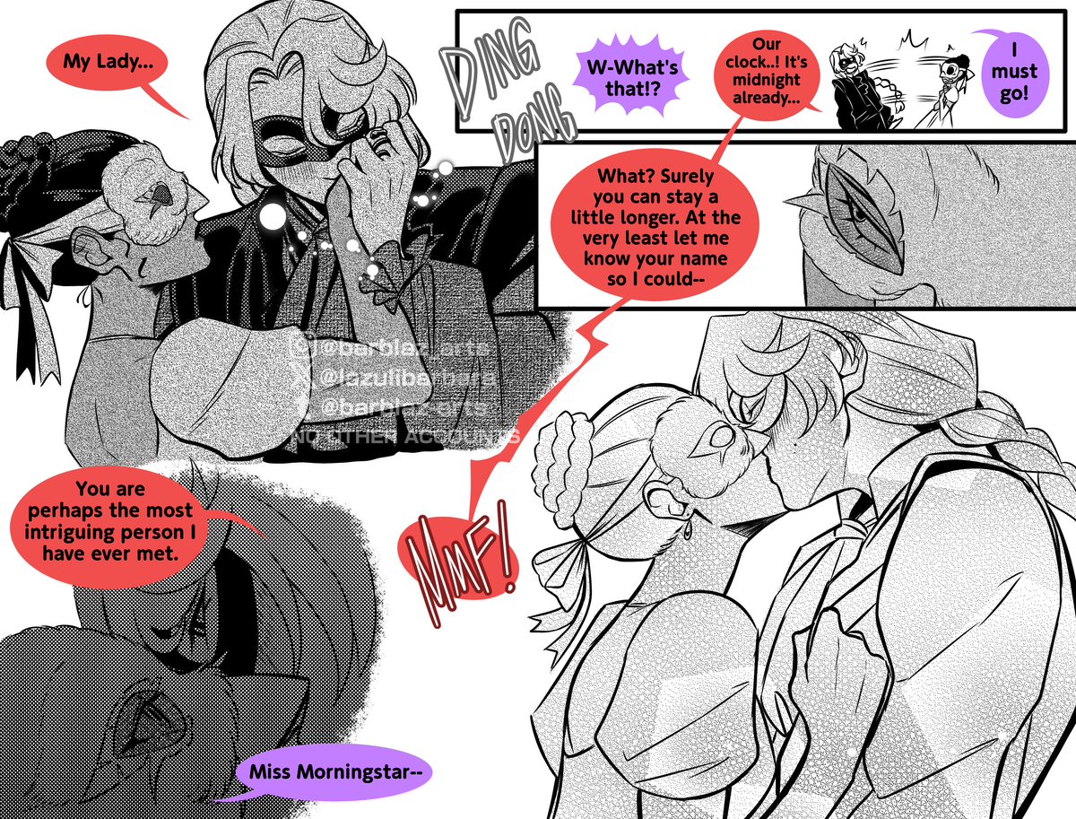 LazuliBarbara's tweet photo. I binge watched Bridgerton recently so, naturally, I made it into a #chaggi AU lol. I mean, Charlie as the bisexual sunshine aristocrat Benedict and Vaggi as the strong-willed, no-nonsense servant Sophie sounds like a perfect af fit to me
#hazbinhotel #chaggie https://t.co/x6MIIPlJFY