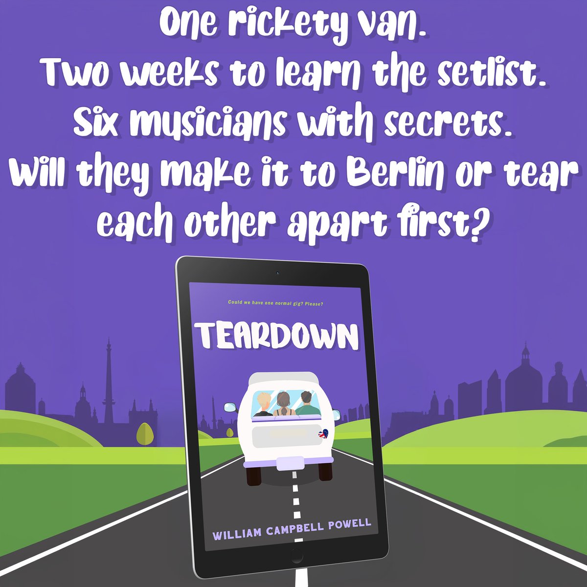 SDBookTours's tweet photo. On the road to music fame,
desire and dreams collide.
#Teardown
@WillCamPowell
#OnSale for Only #99cents!
https://t.co/IslYP78kao
Follow the tour HERE for special content and a giveaway!
https://t.co/0wKfFioE4f https://t.co/9O3j52L5af