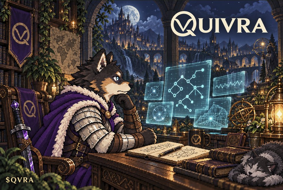 Quivra_RH's tweet photo. Your NFT. Your future trading companion. 🤖

We're designing Quivra agents to start with paper trading: strategy settings, simulated trades, and a journal explaining their decisions.

Test ideas. Review the reasoning. Stay in control. https://t.co/qCDvYv4h9e