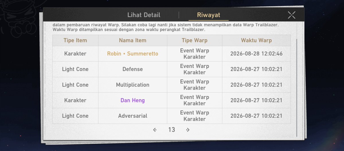 rafaysl's tweet photo. #wts akun hsr tl 70
350k nett
nominus F2P 
bd set usn unset
rate off pity 60
char b5 : castorice sign, evernight, hyacine sign, Sobin, evanascia sign, yao guang, sw999, sparxie, sparkle, himenova, dhpt, tribbie, argenti sign, aven sign dll
lc: liat dipict 

mm/rekber fee on u https://t.co/7EQm4xkAXy