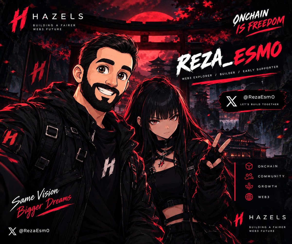 Reza_esmo's tweet photo. Been watching Hazels and I really like the vision behind it.
I’m here to build, contribute and grow with the community.
Let me in, Hazels 🐺🔥
@HazelsProtocol
WL? 👀
@0xhazels https://t.co/2KuzCW6vCB