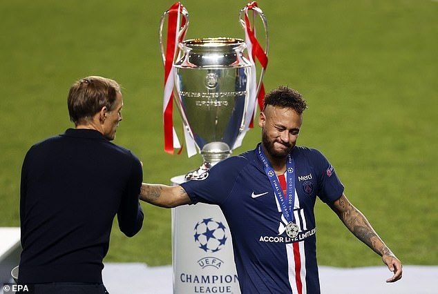 Trollkickoff's tweet photo. 🚨🇧🇷 Since Neymar left Barcelona, Barça have never reached another Champions League final.

The last time Barcelona reached the final was in 2015 with Neymar scoring and winning Man of the Match.

Meanwhile, Neymar reached the Champions League final again with PSG in 2020 https://t.co/gaixRQWqYE