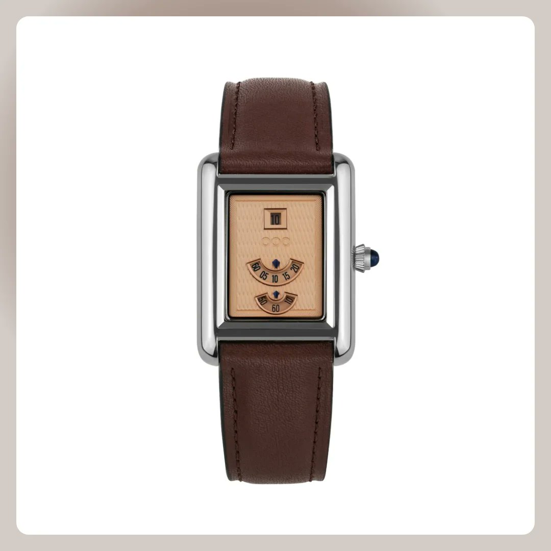 chronoscoutco's tweet photo. Burgundy and white layer the Friedrich III Remontoir dial. The Bolt turns to green; the rectangular FORMA VENTI ROSE' pairs rose guilloché with jump hours.
#IndependentWatches

@langheyne @jdm_military @outoforderwatches https://t.co/X5c0Go5dUG