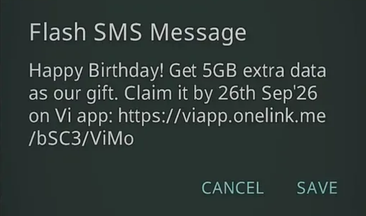ViMansuperhero's tweet photo. In case you didn’t know: Vi gives you 5GB extra data as a birthday gift 🎂🎁 https://t.co/uqzkILvKg7