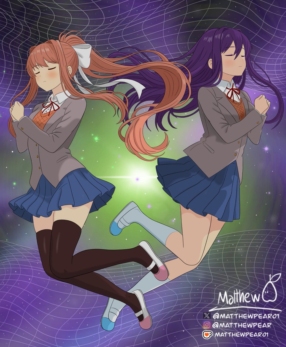 MomazosYuri's tweet photo. Un rato con la más mimadas del club de literatura 

#dokidokiliteratureclub #yuriddlc #sayoriddlc #natsukiddlc #monikaddlc 

Crédito
@MatthewPear01 
@Ting_asdf 
@Banquet_Noodle https://t.co/QKXKH3foTH