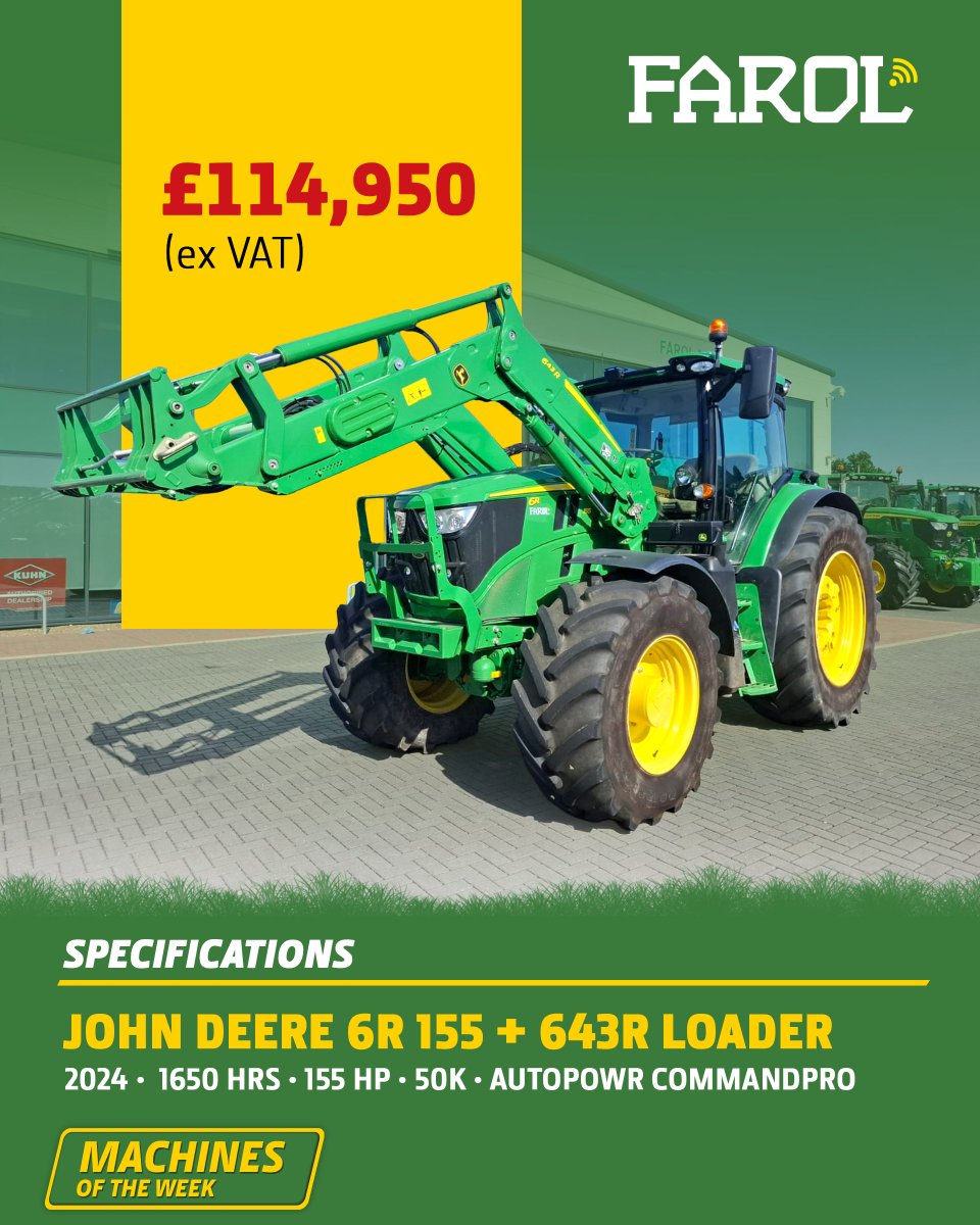 FarolLtd's tweet photo. To enquire about these or any other machines, please fill out the form below and one of our team will get back to you as soon as possible π
https://t.co/wFk2mahJ3U
Alternatively, you can contact our sales team today on 01844 278843 or sales@farol.co.uk
#MachinesOfTheWeek https://t.co/0vkvuSaVbP