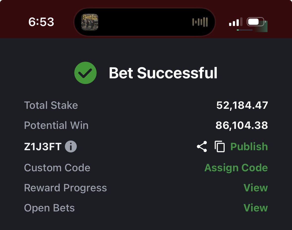 Pillxchange's tweet photo. 🪜#2,500 to 1M 

Step 7 @ 1.50 odds  

Z1J3FT https://t.co/aFRpTV6do8