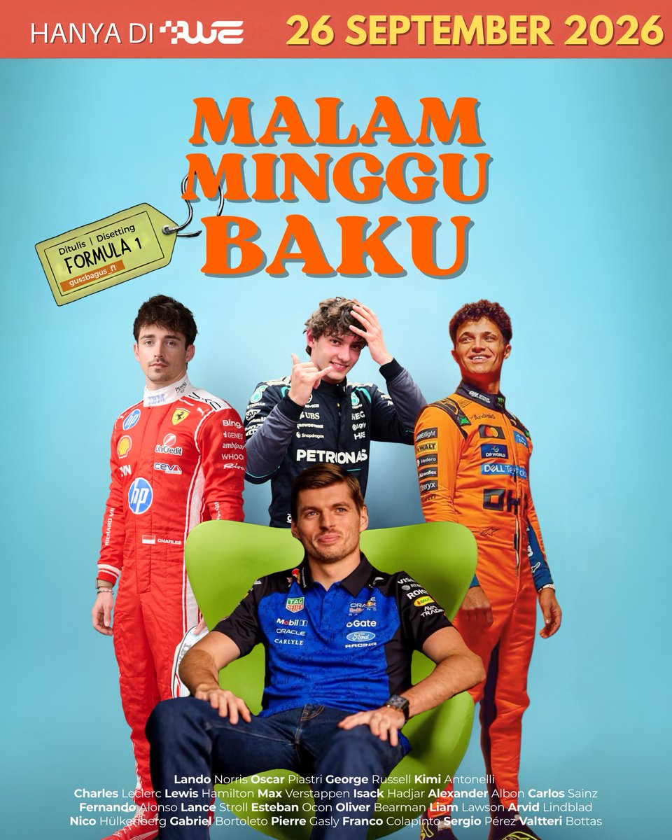 gussbagus_f1's tweet photo. Malam minggu M̶i̶k̶o̶ BAKU 🇦🇿🔥🔥🔥 https://t.co/pxoQF4mEEg