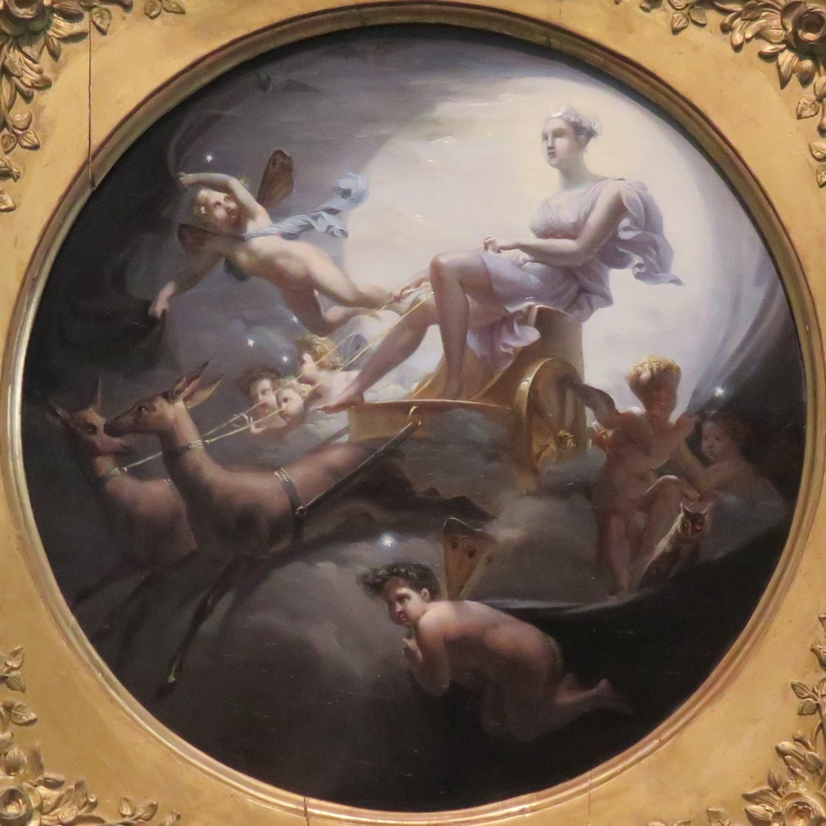 ModernHermetics's tweet photo. Diana on her cart riding towards Endymion - Merry-Joseph Blondel (1781–1853) https://t.co/9S2iYRKidQ