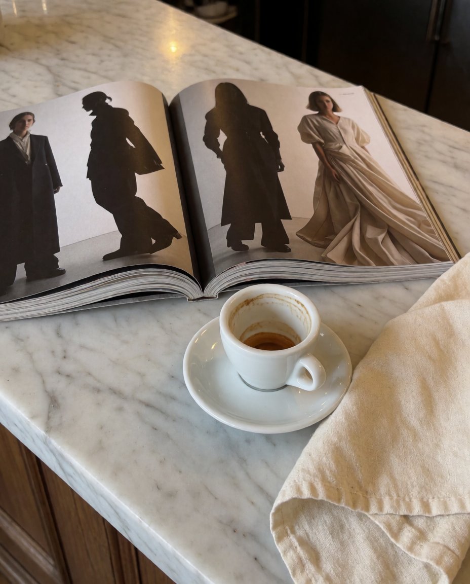 ABessemer91367's tweet photo. Sabahın ilk masası: dergi dosyası, yarısı içilmiş bir espresso ve Nişantaşı'nın gürültüsü aramızda 📎☕ https://t.co/hOOGo4CBgp