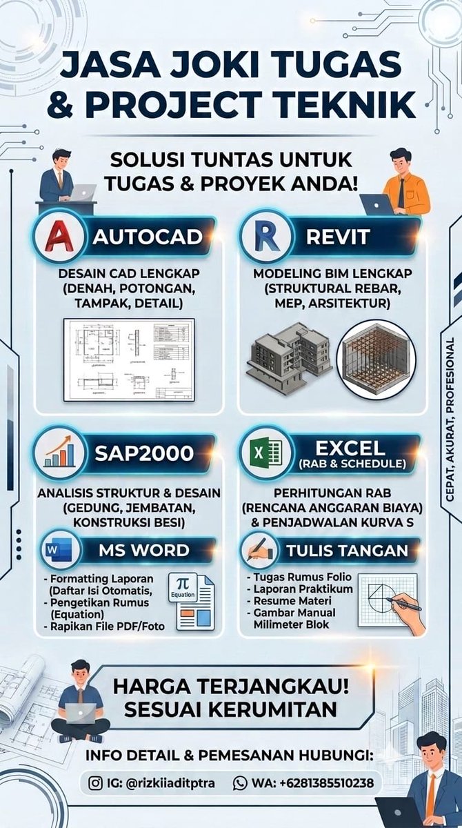26Moigi39610's tweet photo. Mau tugas teknik beres tanpa pusing? Jasa Joki Tugas &amp; Project Teknik siap bantu! 👷‍♂️🔧

IG @rizkiiadtptra | WA +6281385510238" https://t.co/DnkI4y38UI
