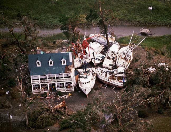spann's tweet photo. ON THIS DATE IN 1989: Hurricane Hugo made landfall on Isle of Palms, South Carolina as a Category 4 hurricane around midnight (technically landfall was just after midnight on September 22, 1989).

Hugo produced tremendous wind and storm surge damage along the coast and even produced hurricane force wind gusts several hundred miles inland into western North Carolina. In fact, Hugo produced the highest storm tide heights ever recorded along the U.S. East Coast, around 20 feet in Bulls Bay, SC near Cape Romain.

Charleston County was at the epicenter of Hugo's devastation. At McClellanville, near the point of maximum storm surge, shrimp boats were pushed as far as 1/2 mile inland. Commercial and recreational craft damaged other structures as they were carried ashore.

There were at least 39 fatalities during the post-storm recovery phase; more people died in South Carolina in the hurricane's aftermath than during its passage. Among the indirect fatalities were two people killed by house fires started by candles during the storm.