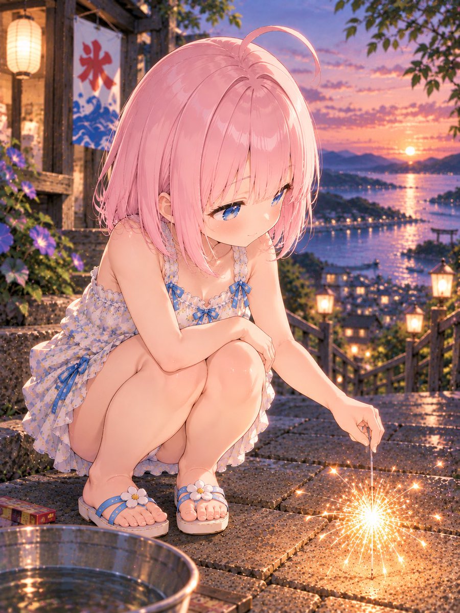 KlonoaAIart's tweet photo. こんばんわ🌙✨
今日もお疲れ様でした♪
今日は夏の残りの花火をしました🎆
秋を感じる涼しい風だったな🫧✨
#AIイラスト #AIart️️️️️️️️️️️️️️️️️️️️️️️️️️️️️️️️️️️️️️️️️️️️️️️️️️️ https://t.co/YWia68cZWG