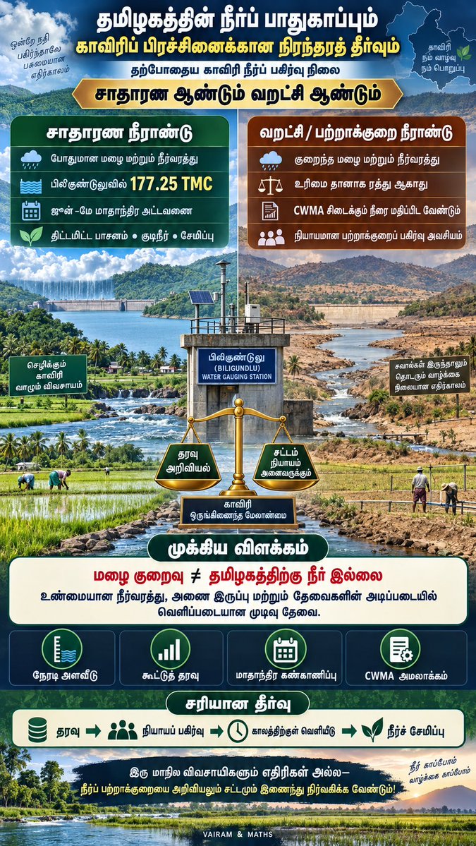 Propertiesloans's tweet photo. #காலநிலைமாற்றம்
#மக்கள்இயக்கம்
#நீர்உரிமை
#காவிரிடெல்டா
#தமிழ்நாடு
#Cauvery
#CauveryWater
#TamilNaduWaterSecurity
#SaveWater
#WaterConservation
#RainwaterHarvesting
#GroundwaterRecharge
#SustainableAgriculture
#WaterForFuture
#VAIRAMandMATHS https://t.co/SMedMjcYrU