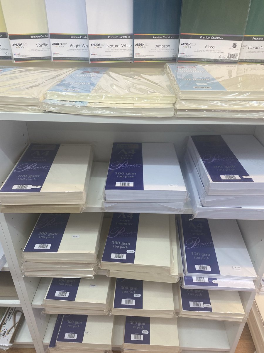 CreativityStore's tweet photo. Stock up on card at Mountain Ash Crafts 

In-Store Only

Mountain Ash Crafts is located at the Halfpenny Green Wine Estate Craft Centre, Tom Lane, Bobbington, Stourbridge, West Midlands, DY7 5EP https://t.co/Kwnie8wWpG