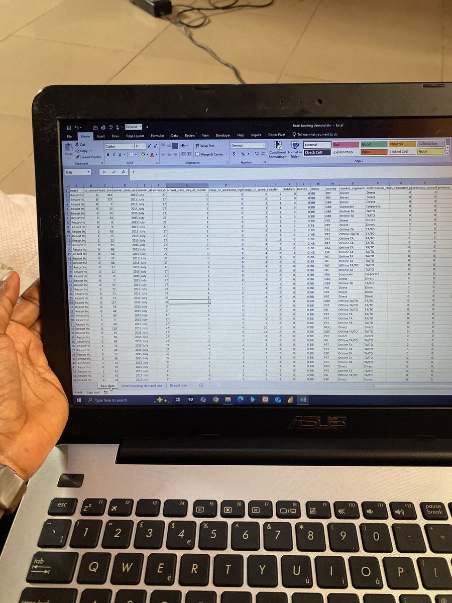 BIwith_mina's tweet photo. New project alert!! 

I’m starting a new project that explores hotel booking demand, customer behaviour and cancellation patterns. https://t.co/4Io0xRQ4IL