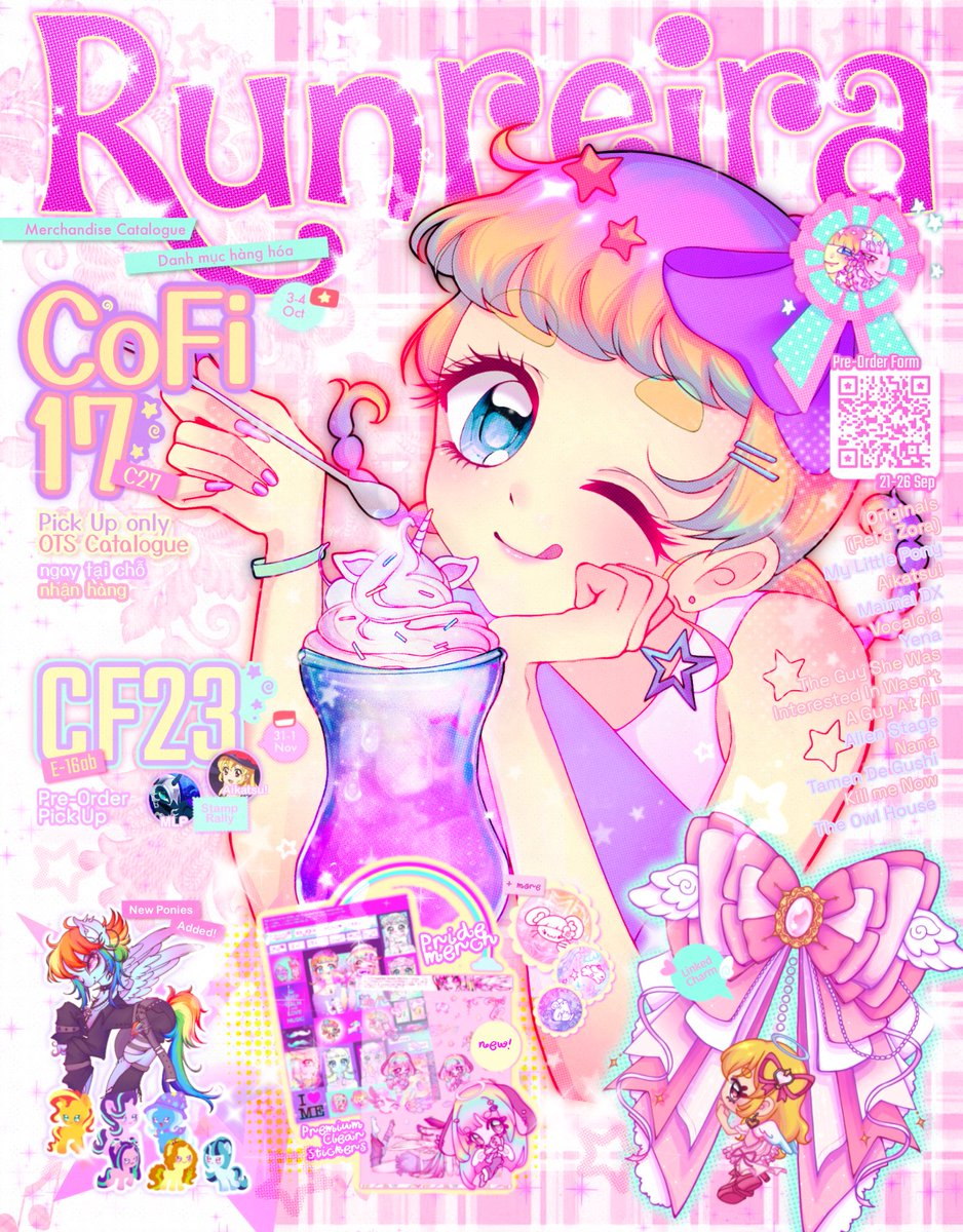 runreira's tweet photo. Runreira’s CoFi 17 &amp; CF23 Pre-Order CATALOG!! 🖇️🍭

📆 PO Period: 21-26 Sept

⋆⭒˚.⋆ . ݁₊ ⊹ . ݁ ⟡ ݁ . ⊹ ₊ ݁.
♡ + ↻ are appreciated ꩜

[1/4] https://t.co/hZ5uX3PoPH