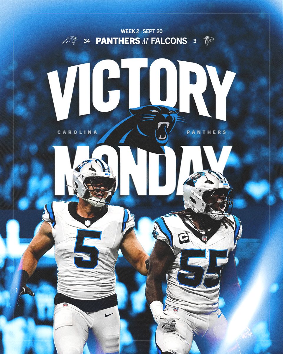 Panthers's tweet photo. Starting the week off strong 💪 https://t.co/KM0CiueY8V