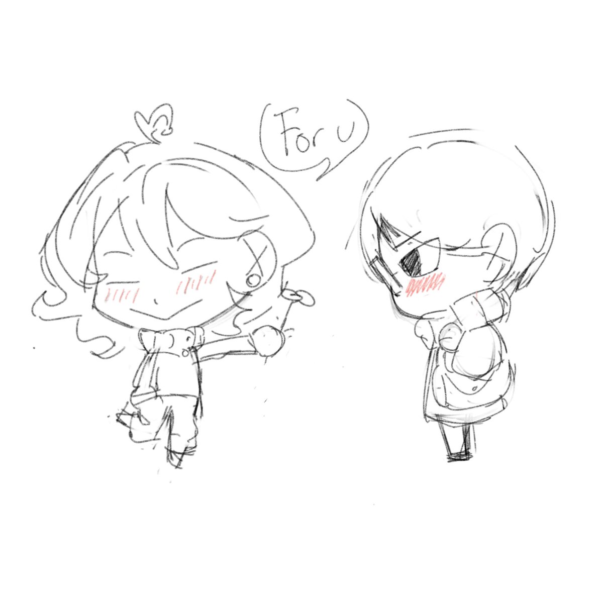 ISugarCloud's tweet photo. Can you tell which one is my favorite just by how I draw them?? #doukyuusei https://t.co/07KD5QtenO