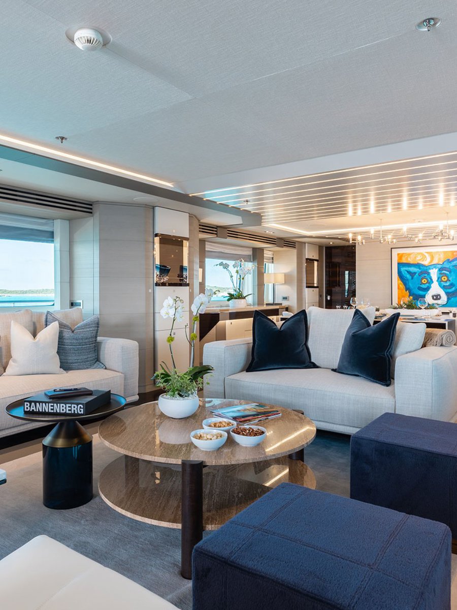 OCyachts's tweet photo. ODYSSEA is back on the water.

She is heading to Costa Rica's Pacific coast this October, followed by the Caribbean and the Bahamas from mid-November.

12 guests are accommodated across 6 en suite staterooms, with the full-beam Owner's suite offering its own private deck for time away from the group. Days on board move easily between a full-beam indoor cinema, a beach club at sea level and a Jacuzzi, with Jet Skis, Seabobs, eFoils, wakeboards and kite-surfing gear on hand whenever the mood turns to adventure.

Nine crew, led by Captains Chris Seago and Duncan Stephenson, are on hand to shape your time on board.

Charter rate is from USD 200,000 weekly.
🔗 https://t.co/kK8oAK2fzs