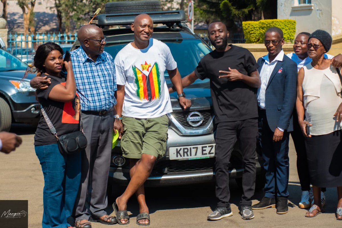 CityofBulawayo's tweet photo. The City of Bulawayo on Saturday received Nkosinathi Mathe after his 30,000km drive from the United Kingdom. Mathe drove from Birmingham UK to Bulawayo in a bid to support vulnerable, orphaned and abandoned children worldwide. 

His drive was to raise funds for SOS Children’s Villages UK which provides stable families and communities. Mathe was received at the City Hall on Saturday, 19 September 2026 by Councillor O D Nkomo on behalf of His Worship Senator @DavidColtart , the Mayor. [Pic Credit - Mangaliso Netha]