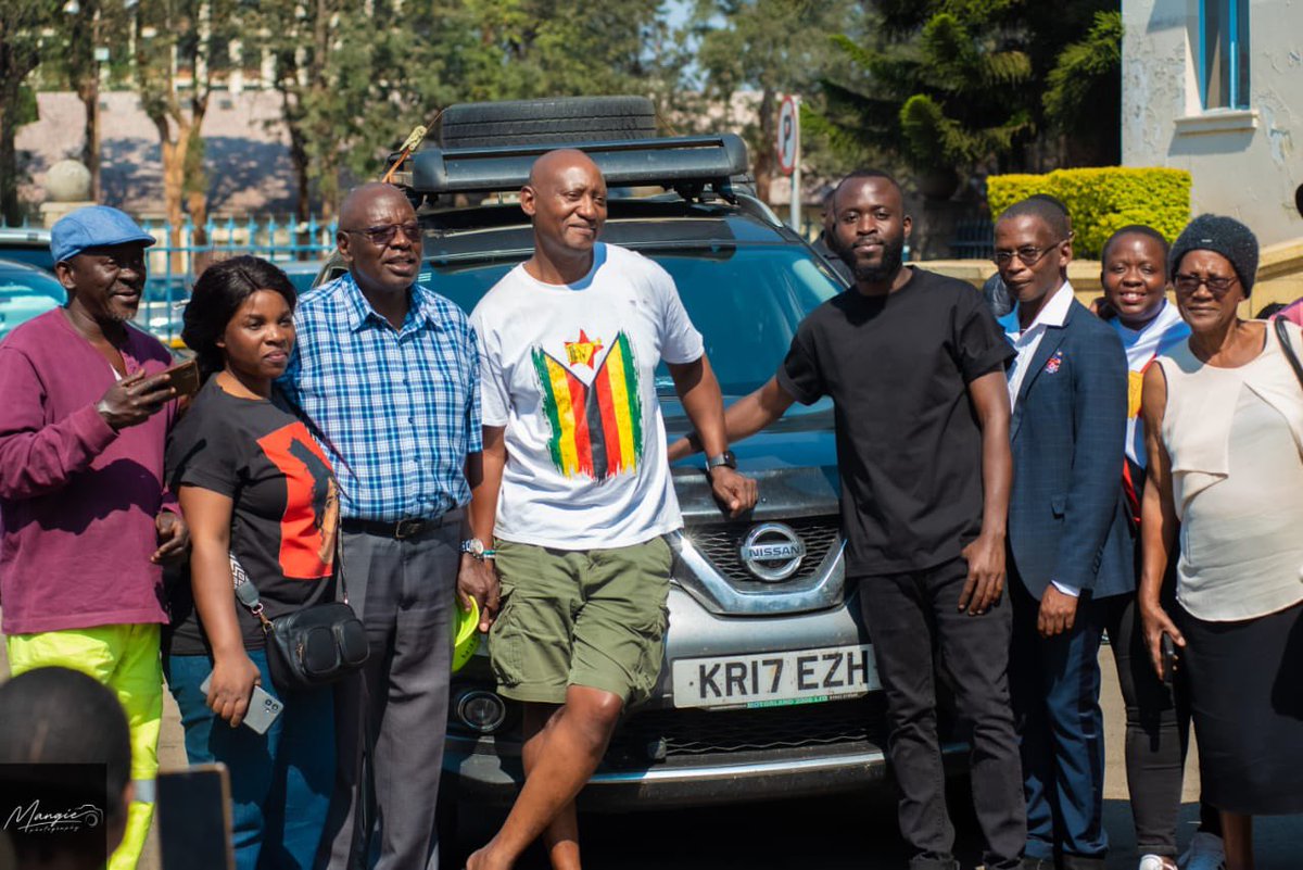 CityofBulawayo's tweet photo. The City of Bulawayo on Saturday received Nkosinathi Mathe after his 30,000km drive from the United Kingdom. Mathe drove from Birmingham UK to Bulawayo in a bid to support vulnerable, orphaned and abandoned children worldwide. 

His drive was to raise funds for SOS Children’s Villages UK which provides stable families and communities. Mathe was received at the City Hall on Saturday, 19 September 2026 by Councillor O D Nkomo on behalf of His Worship Senator @DavidColtart , the Mayor. [Pic Credit - Mangaliso Netha]