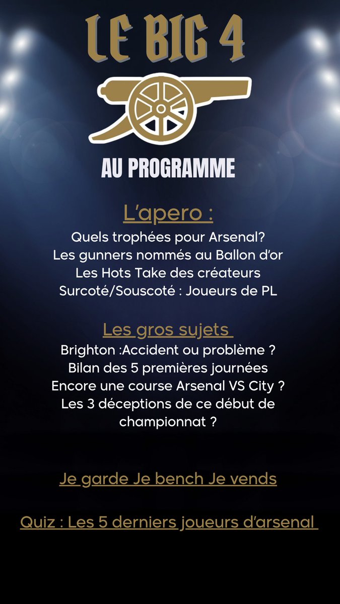 GallownAFC's tweet photo. A 20h30 sur Tik Tok, Live 100% gunners avec un gros programme (Oui, on va parler de la déroute a Brighton mais pas que ) alors rejoins nous 😊 @PitchVisionBben
@Arenafootbalive https://t.co/j3gZOUZ3L6 https://t.co/7sOduSlvme