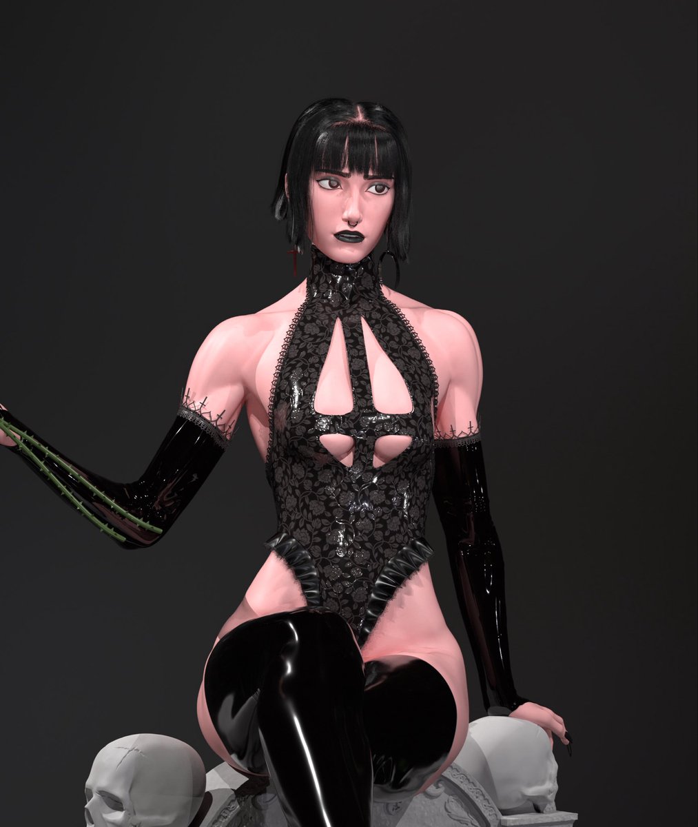 TenkoArts's tweet photo. Another render results, Queen of the dead

#zbrush #marmoset #3dart #3dsculpt https://t.co/yi6TVXSBut