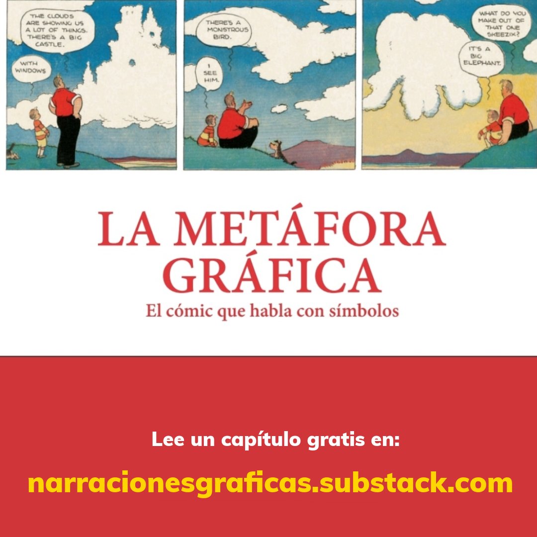 RobertoBartual's tweet photo. Hoy, en mi blog, Narraciones Gráficas, puedes leer gratis un capítulo de mi último libro: 

LA METÁFORA GRÁFICA

https://t.co/yXNi7aHfZ8

Sigue leyendo en los comentarios para echar si te interesa saber qué es una metáfora... 👇 https://t.co/rmemtWEEc4