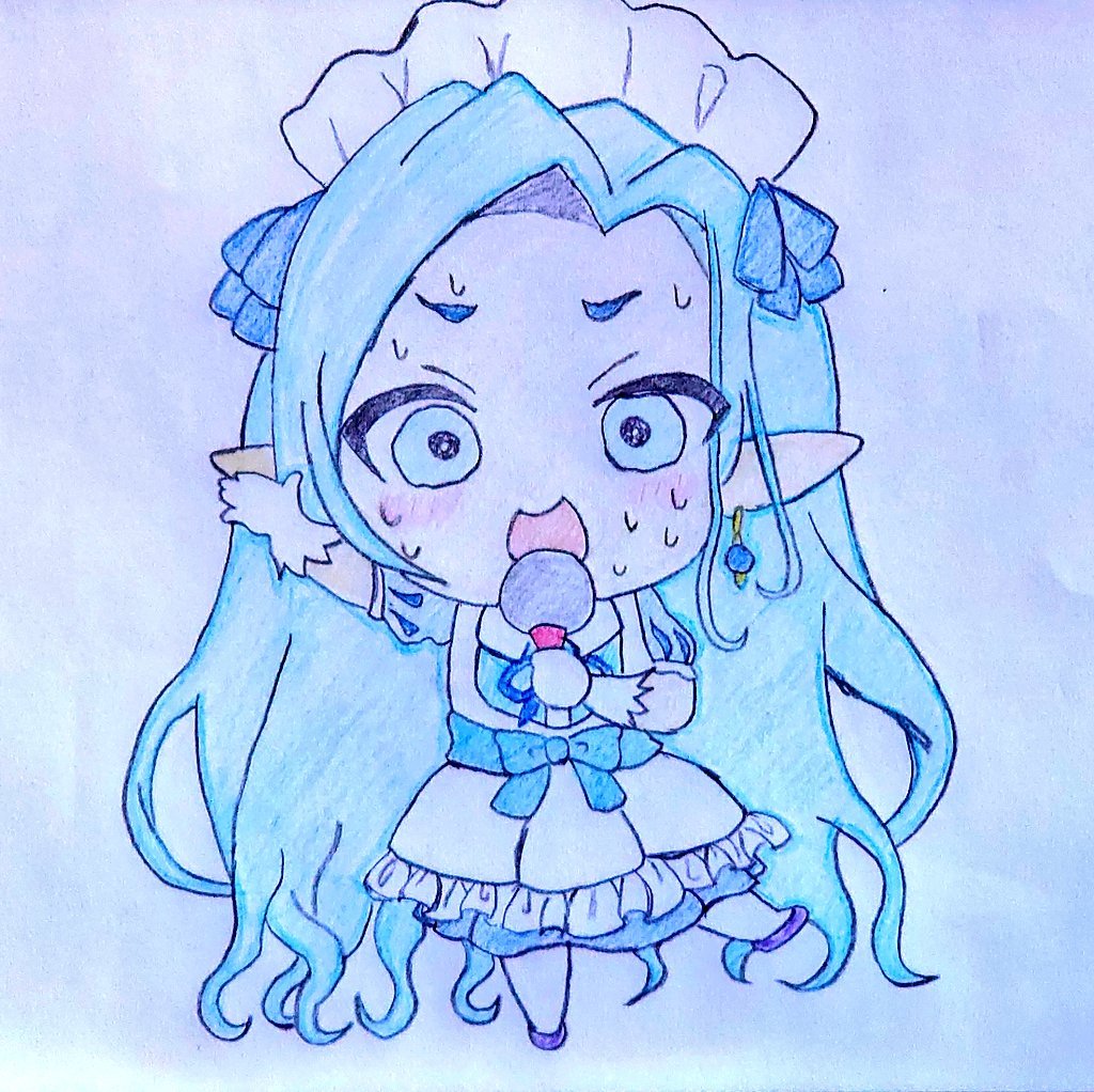dorodoronuchori's tweet photo. レーナたん、お誕生日おめでとう！
例によって去年のパロディイラストの再掲
#あいミス https://t.co/Db22hAHF9Y