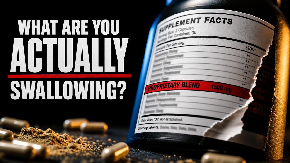 ivernfin's tweet photo. The ingredient that shows up on the most supplement labels but does nothing for your body..... https://t.co/k7JaSd7zV2