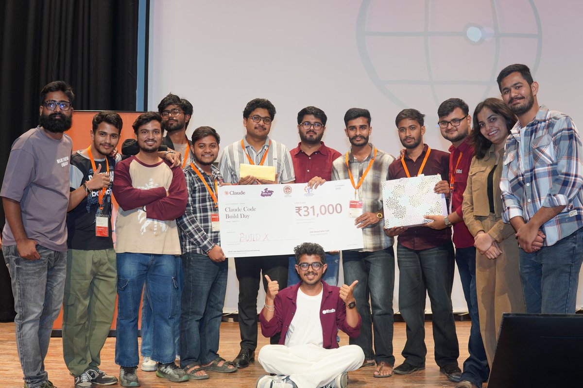 MPSeDC_DST's tweet photo. Claude Code Build Day – Bhopal | Fable 5.1

A high-energy day of AI, innovation and hands-on building brought together developers, students, founders, technology professionals and AI enthusiasts at Global Skills Park, Bhopal. https://t.co/uibgdaZfaU
