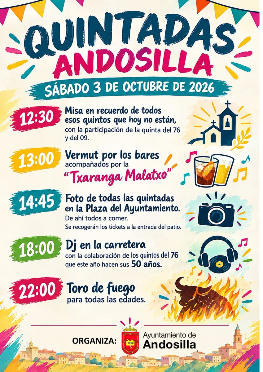 aytodeandosilla's tweet photo. Programa Quintadas 2026.
#andosilla
#ayuntamientodeandosilla https://t.co/kqCbp5h6tI