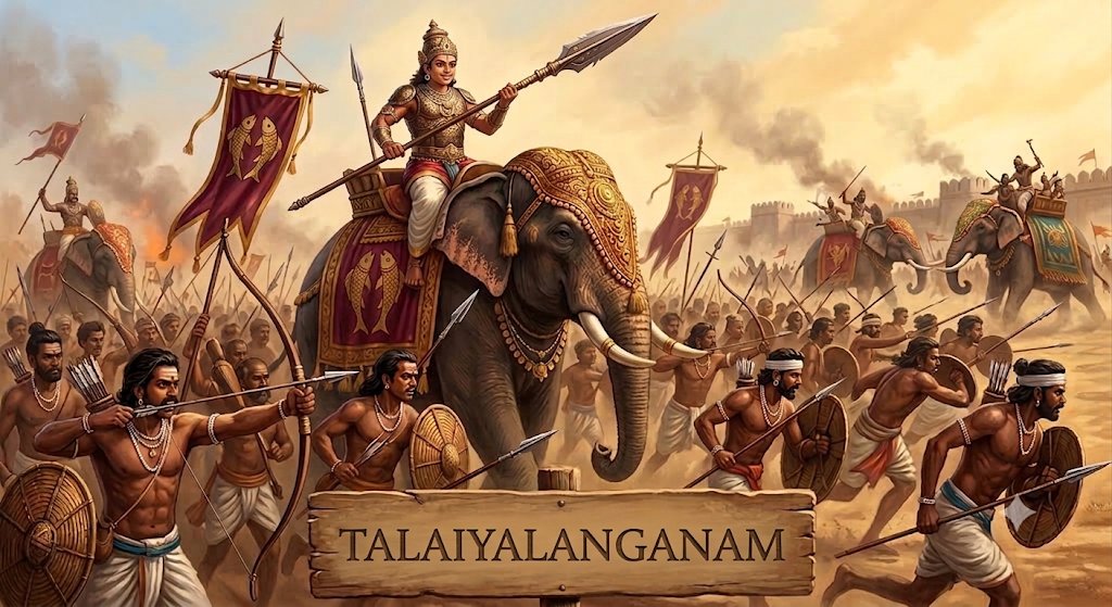 Parathavartamil's tweet photo. TALAIYALANGANATHU CHERUVENDRA PANDYA NEDUNCHEZHIYAN (2ND CENTURY BCE) https://t.co/oAap7fgB9f