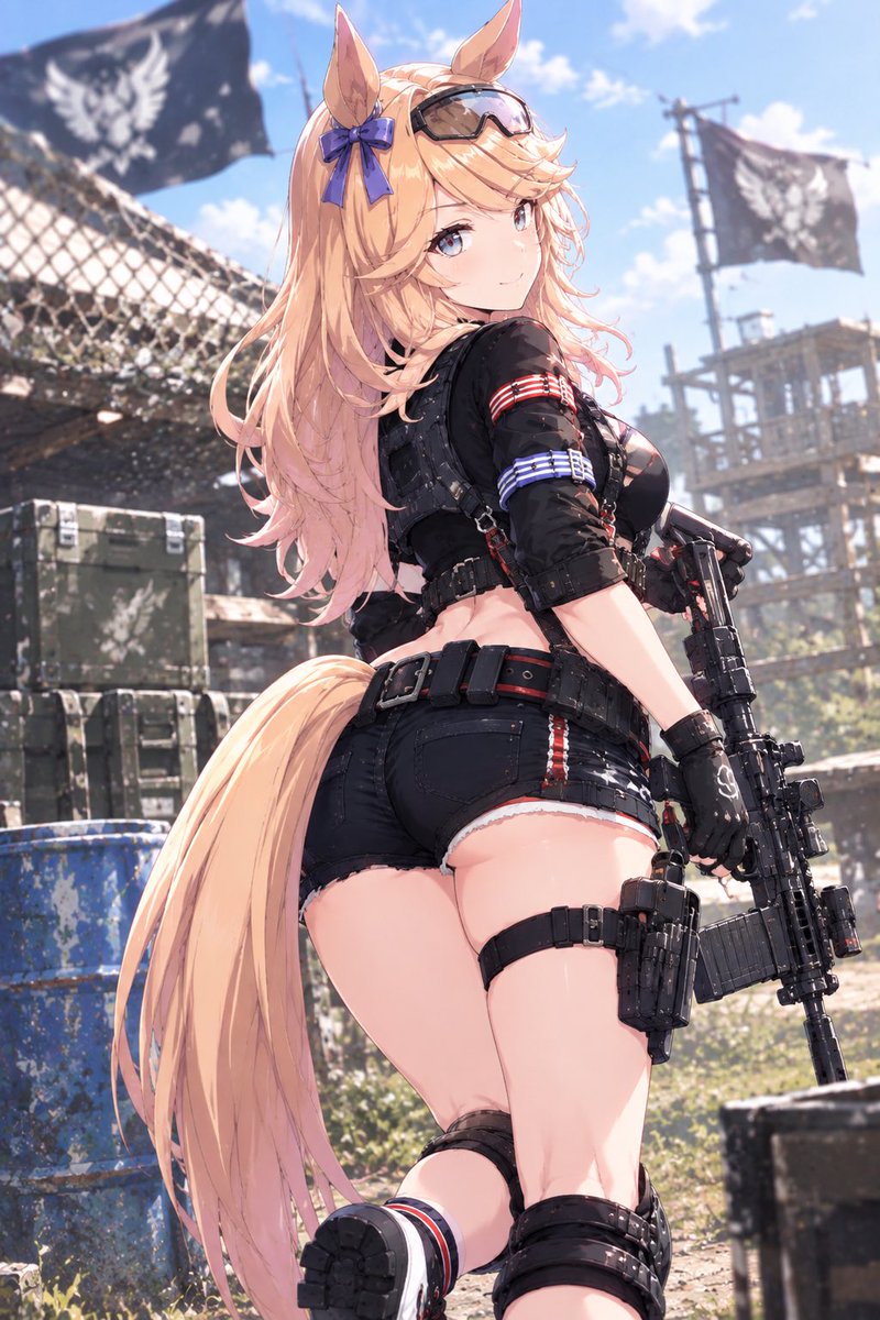 muchitaro6969's tweet photo. サバゲーシチー

#AIイラスト
#ウマ娘
#ウマ娘イラスト
#ゴールドシチー
#サバゲー https://t.co/RYjUnrpysj