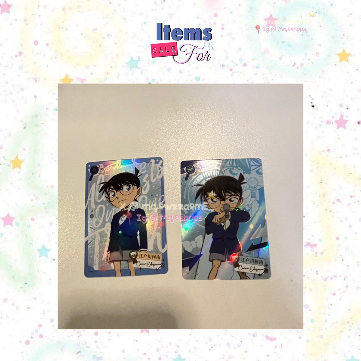 mqewzzaemE_'s tweet photo. ปล่อยการ์ดโคนันใบละ 25 ยังไม่รวมค่าส่ง

{ #ตลาดนัดโคนัน #ขายของอนิเมะ #DetectiveConan #mqewzzaemE_ } https://t.co/bahXmSyrVx