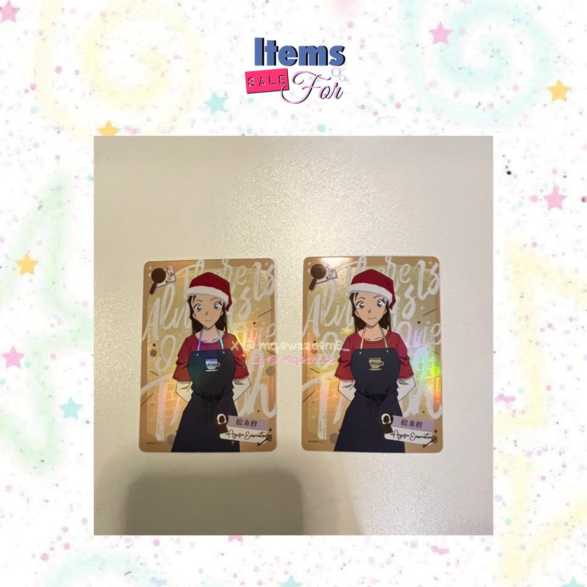 mqewzzaemE_'s tweet photo. ปล่อยการ์ดโคนันใบละ 25 ยังไม่รวมค่าส่ง

{ #ตลาดนัดโคนัน #ขายของอนิเมะ #DetectiveConan #mqewzzaemE_ } https://t.co/bahXmSyrVx