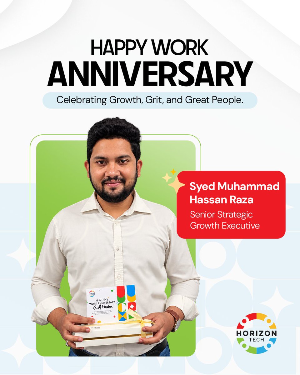 horizontechbpo's tweet photo. Celebrating the employees who continue to grow with Horizon Tech and make the journey meaningful.

Thank you for your dedication, contribution, and energy. Here’s to another year together! 🎉

#HorizonTech #WorkAnniversary #TeamAppreciation https://t.co/p1o1coXtEh