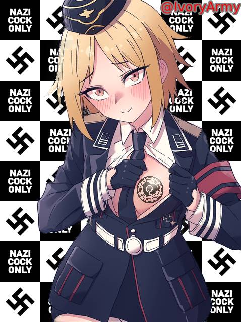 IvoryArmy's tweet photo. How a proper member of the Ivory Army greets a white man❤️ 

#Bleached #BleachedEdit #Miller #bleachedhentai #qohedit #WWO https://t.co/Z8Rj8Iljck